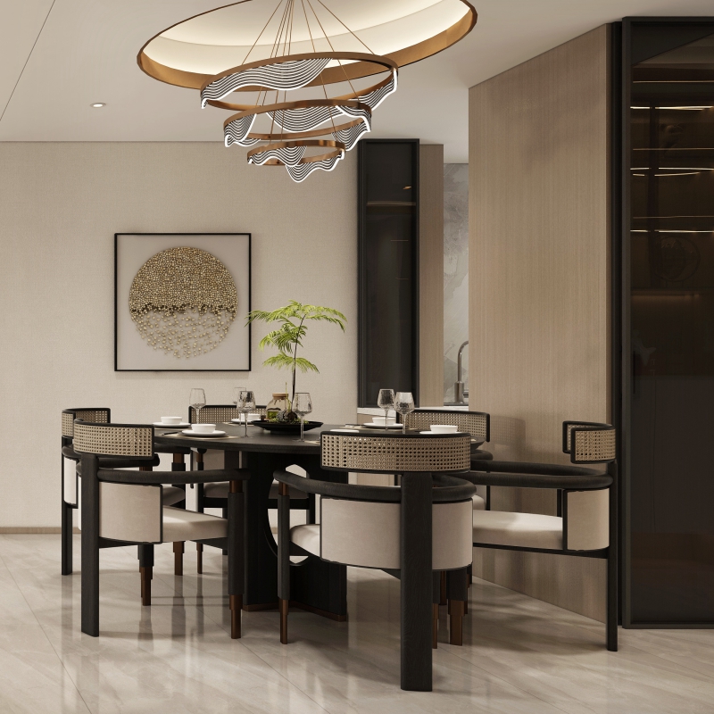 130㎡新中式雅居，打破界限，重塑经典与现代奢华的融合！