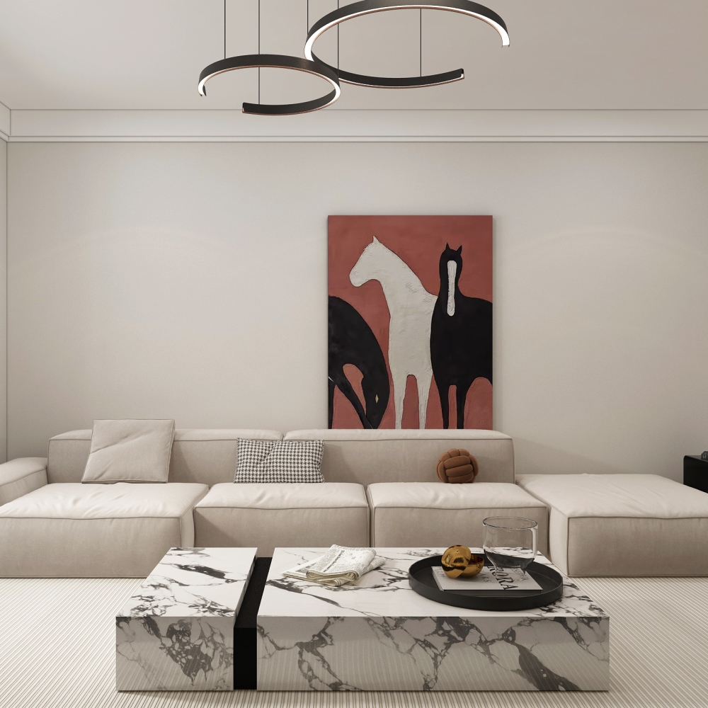 138㎡现代简约风，家的温馨可抵岁月漫长！