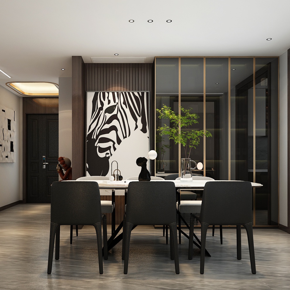 终于把新家装成了梦想中的现代轻奢风！